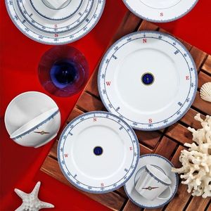 Serviciu de masa, 24 piese, Kutahya Porselen, LB24Y24205229, portelan, multicolor imagine