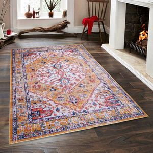 Covor, Vintage 7656, 160x230 cm, Galben imagine