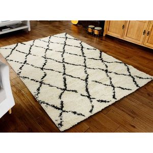 Covor, G0276M, 160x230 cm, Crem/Negru imagine