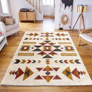 Covor, GR631, 150x230 cm, Crem / Galben imagine