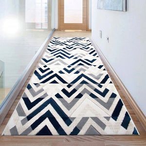 Covor, H776, 120x300 cm, Albastru / Crem / Bej imagine