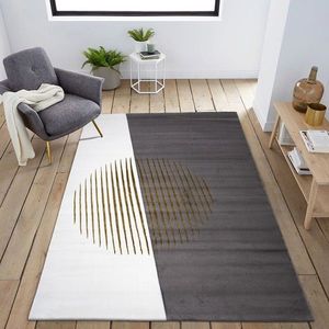 Covor, 2657A, 150x230 cm, Aur / nurcă / alb imagine