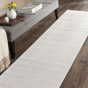 Covor, 4320A, 80x300 cm, Alb imagine