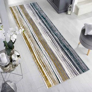 Covor, HE623, 80x150 cm, Crem / Aur imagine