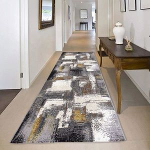 Covor, HE633, 80x150 cm, Crem / Aur imagine