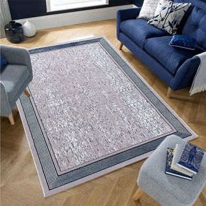 Covor, G6755, 150x230 cm, Gri/Albastru imagine