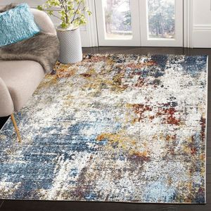 Covor, G6415, 200x290 cm, Crem / Albastru imagine