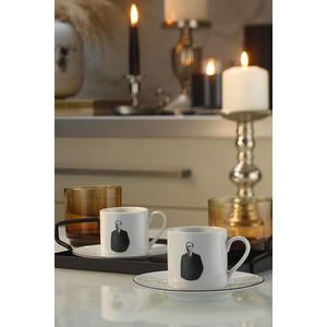 Set de cafea Kutahya Porselen, RU04KT42011563, 4 piese, portelan imagine