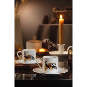 Set de cafea Kutahya Porselen, RU04KT42011898, 4 piese, portelan imagine
