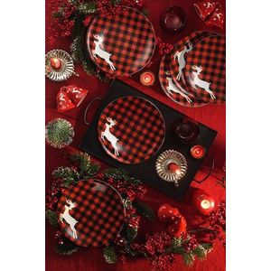 Set 6 farfurii pentru desert Kutahya Porselen, ZG06PS60011896, Ø21 cm, portelan imagine