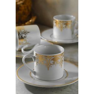 Set de cafea Kutahya Porselen, RU12KT4307044, 12 piese, portelan imagine
