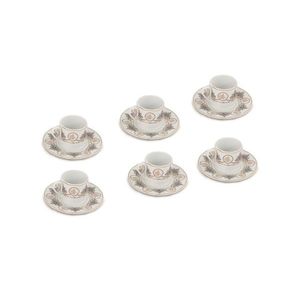 Set de cafea Kutahya Porselen, RU12KT4307736, 12 piese, portelan imagine