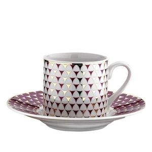 Set de cafea Kutahya Porselen, RU12KT43077512, 12 piese, portelan imagine
