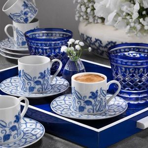 Set de cafea Kutahya Porselen, RU12KT4309740, 12 piese, portelan imagine