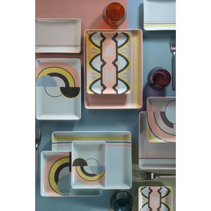 Set 18 piese pentru desert Kutahya Porselen, TAN18Y860010876, portelan imagine