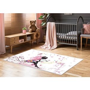 Covor, Kids-95, 80x120 cm, Roz pudra imagine