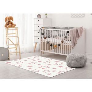 Covor, Kids-136, 120x180 cm, Crema/Pudra imagine