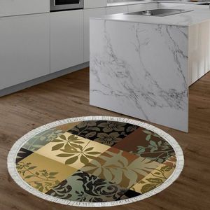 Covor, Mu178, 90x90 cm, Cafeniu imagine