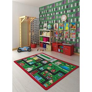 Covor, City, 100x150 cm, Multicolor imagine