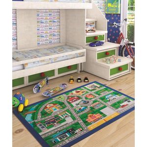 Covor, Traffic Lanes, 100x150 cm, Multicolor imagine