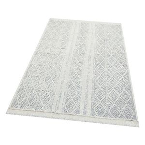 Covor, Ar 01, 80x300 cm, Gri/Alb imagine