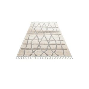 Covor, Sdy 03, 80x300 cm, Alb/Gri imagine