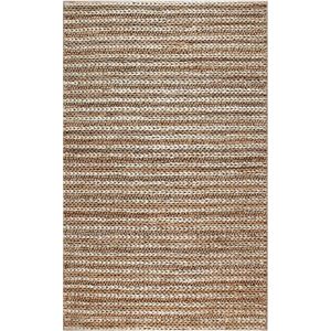 Covor, Flatweave Choti S11152, 80x150 cm, Maro / Crem imagine