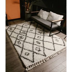 Covor, 3531A, 160x230 cm, Alb / Antracit imagine