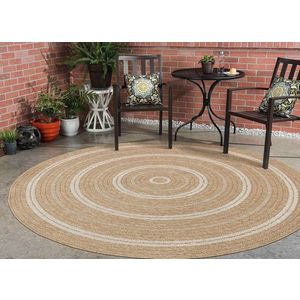 Covor, 08863A, 120x120 cm, Crem imagine