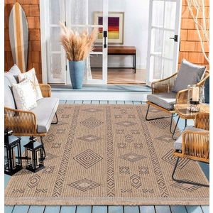 Covor, 08704B, 120x170 cm, Antracit / Crem imagine