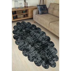 Covor, Ellipse Daisy Pattern, 120x180 cm, Gri inchis imagine