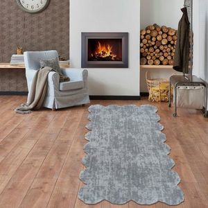 Covor, Laser Pattern, 100x300 cm, Gri deschis imagine