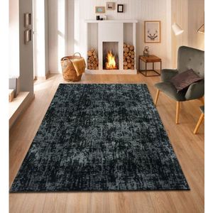 Covor, Soft Plush Pattern, 150x230 cm, Gri inchis imagine