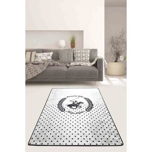 Covor, Martin DJT, 120x180 cm, Ecru/Negru imagine