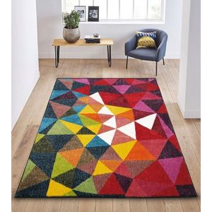 Covor, Geo 6877, 120x170 cm, Multicolor imagine