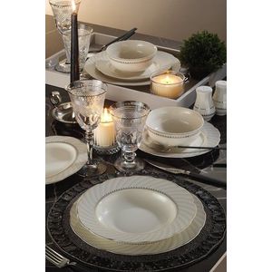 Serviciu de masa, 56 piese, Olympos 4320, Beros, portelan, multicolor imagine