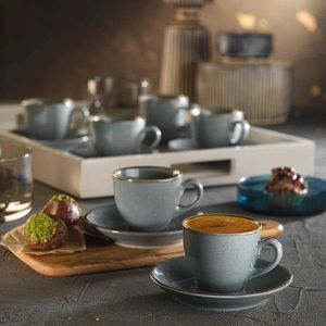 Set de cafea LM12KT730P01, Kutahya Porselen, 12 piese, portelan imagine