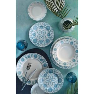 Serviciu de masa 24 piese NNLB24Y2885503, Kutahya Porselen, portelan, multicolor imagine