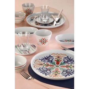 Serviciu de masa breakfast 26 piese MOD30KH60012077, Kutahya Porselen, portelan, multicolor imagine