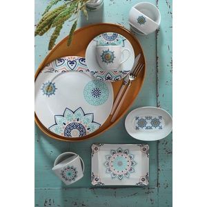 Serviciu de masa breakfast 32 piese LB32KH42010506, Kutahya Porselen, portelan, multicolor imagine