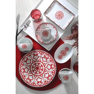 Serviciu de masa breakfast 32 piese LB32KH420596617, Kutahya Porselen, portelan, multicolor imagine