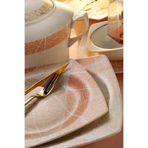 Serviciu de masa 62 piese BNMR62YT43012241, Kutahya Porselen, portelan, multicolor imagine