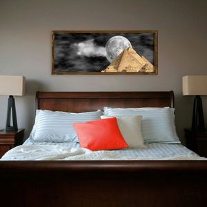 Tablou decorativ, BUL005, Imprimat UV, Negru / Alb / Crem / Gri / Nuc imagine