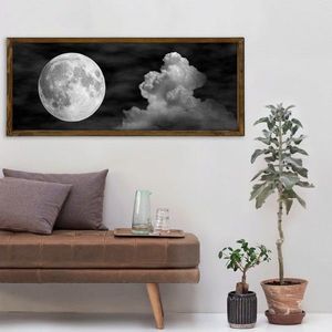 Tablou decorativ, BUL013, Imprimat UV, Negru / Alb / Gri / Nuc imagine