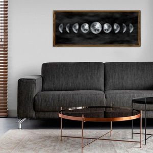 Tablou decorativ, BUL014, Imprimat UV, Negru / Alb / Gri / Nuc imagine