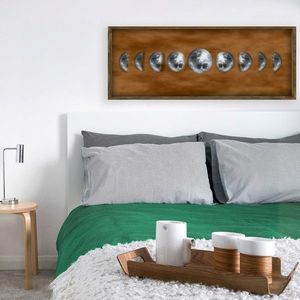 Tablou decorativ, BUL015, Imprimat UV, Maro / Gri / Alb / Nuc imagine