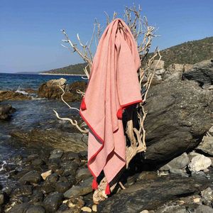 Prosop de plaja, L'essentiel Maison, Harmony, Rosu imagine