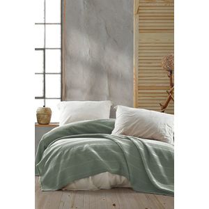 Cuvertura matlasata dubla, L'essentiel Maison, Leona, Verde imagine