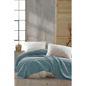 Cuvertura matlasata dubla, L'essentiel Maison, Leona, Turcoaz imagine