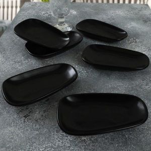 Set boluri pentru aperitive, Hermia, 275KRM1768, Antibacterian, Negru imagine